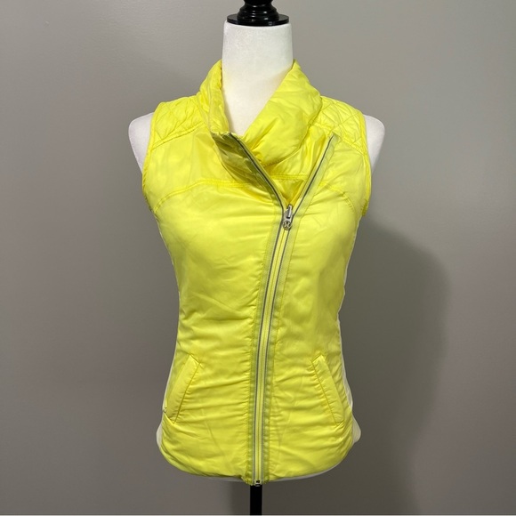 Lululemon What The Fluff Vest Clarity Yellow Rare - Picture 12 of 17